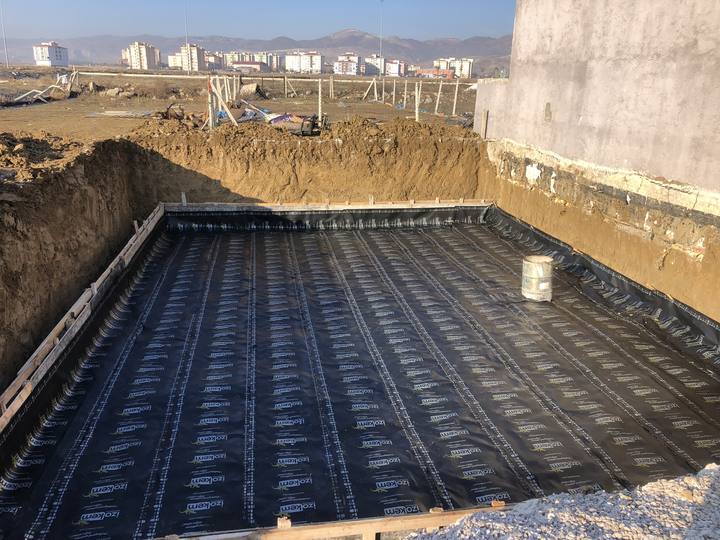 Temel, Radye & Su Yalıtımı – Temel altı su yalıtım membranı